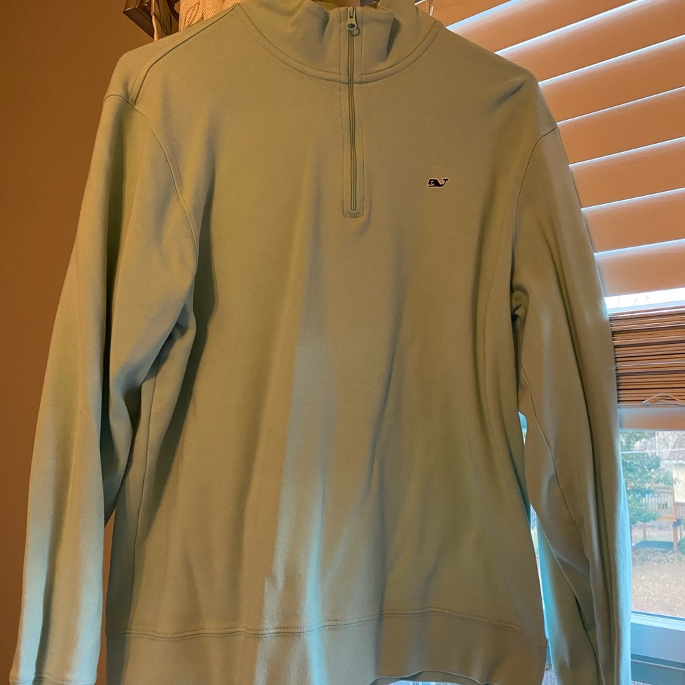 Women’s Teal Vineyard Vines Quarter zip